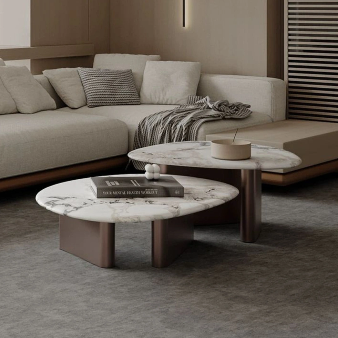 Elegant Marble Table And Sofa